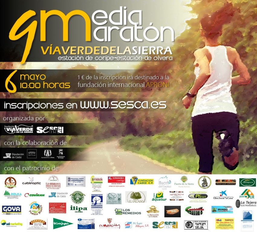 Celebrada la 9ª edición de la 1/2 Maratón por la Vía Verde de la Sierra 1