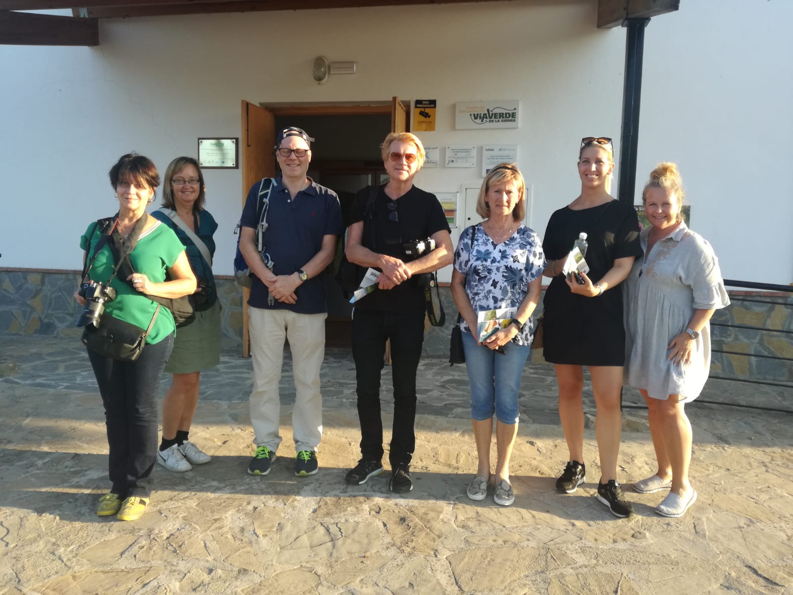 UN GRUPO DE TOUROPERADORES Y PERIODISTAS VISITA ESTOS DÍAS LA VÍA VERDE DE LA SIERRA